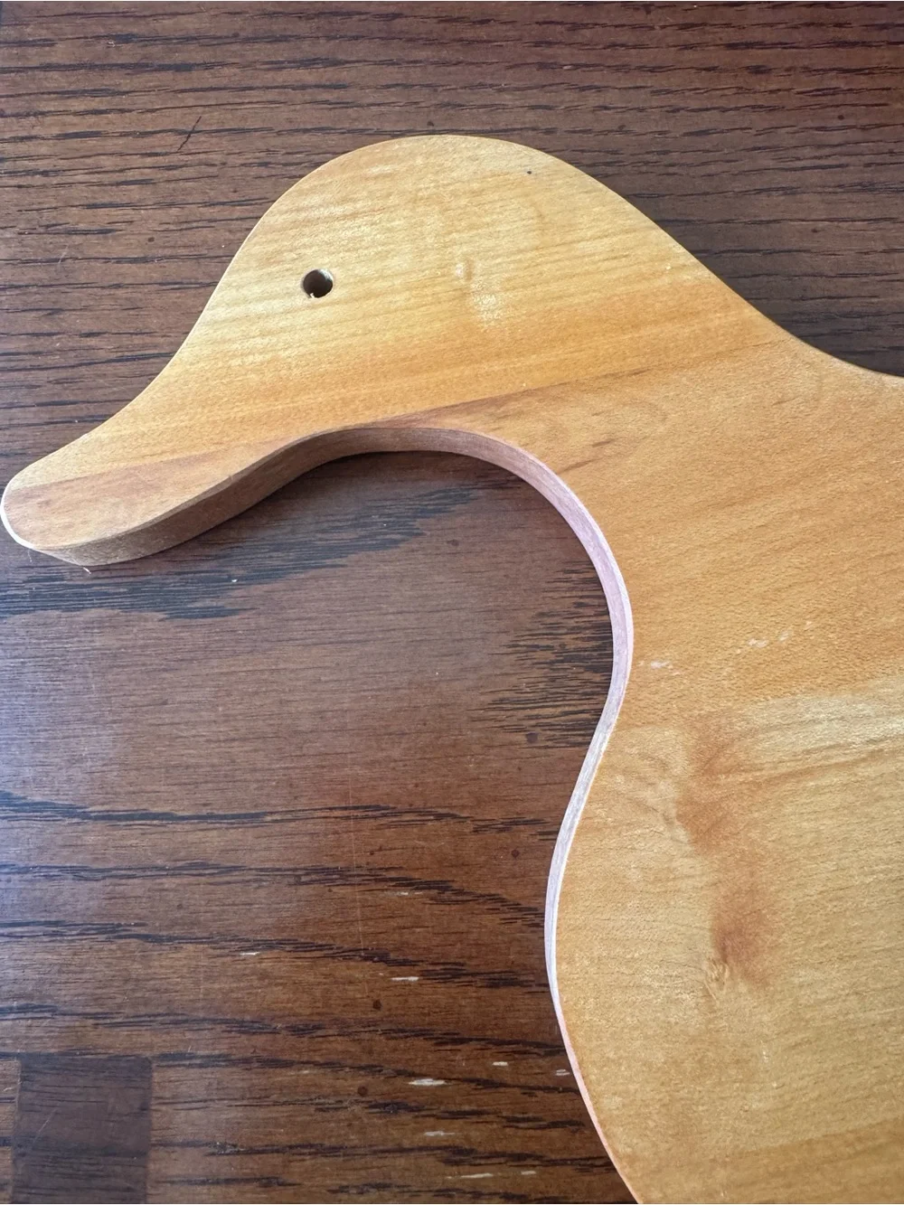 Large Wooden Country Duck Cutting Board Charcuterie Display Hunting